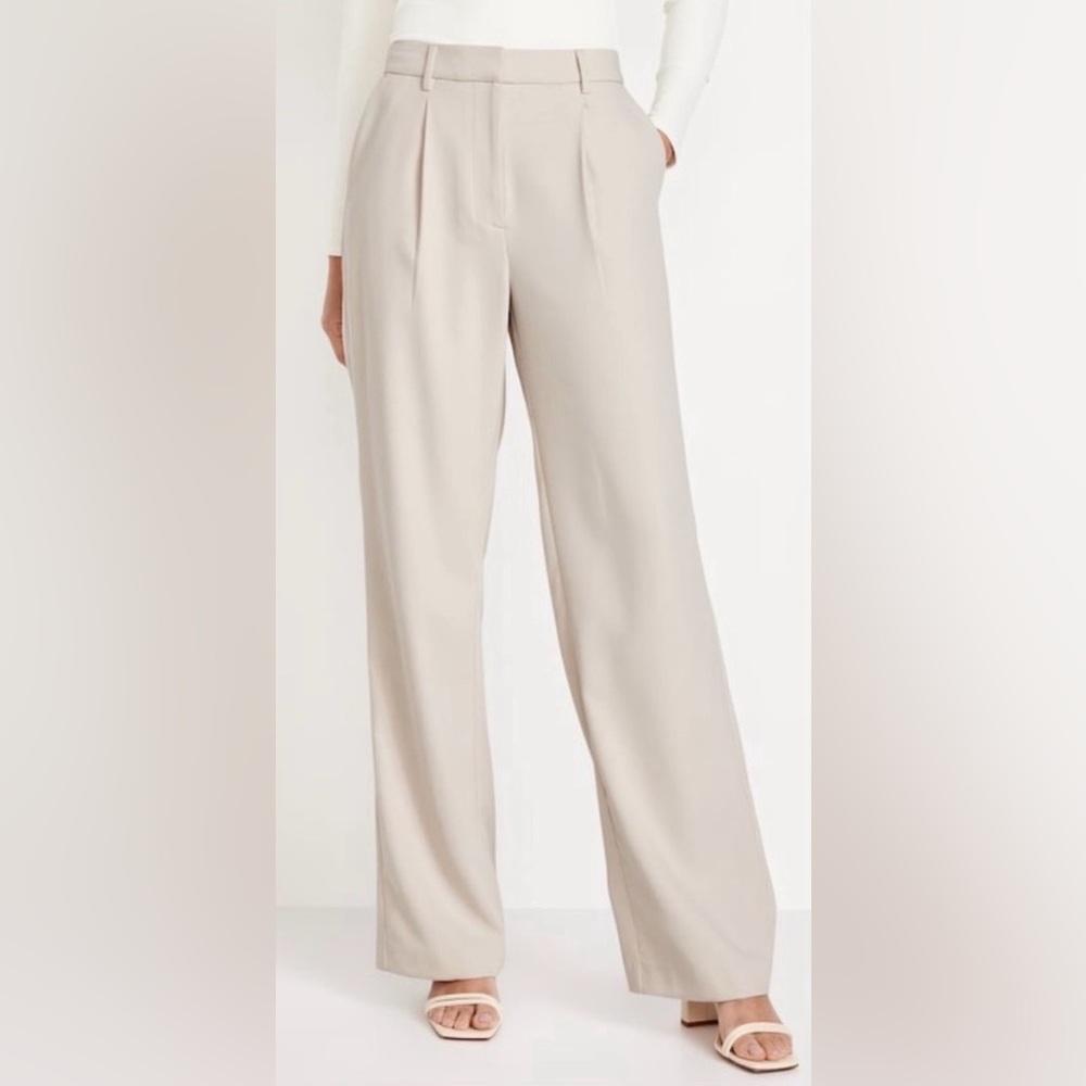 Old Navy Cream Wide Leg Women's Pants
